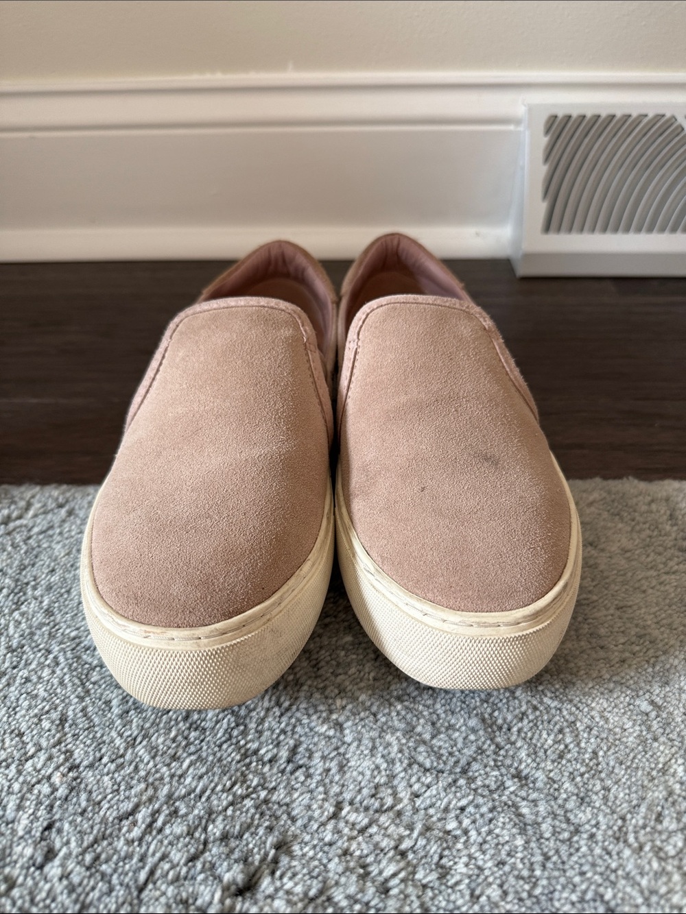 UGG Slip-On Suede Sneakers in Dusty Pink